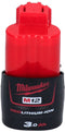 Milwaukee accuset 2x M12 B3 12 V 3.0 Ah / 3000 mAh Li-Ion ( 2x 4932451388 )