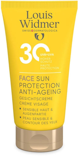 Louis Widmer - Zonbescherming Gezicht - SPF 30 Anti-Ageing - 50 ml