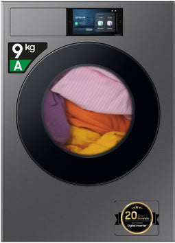 Samsung Bespoke AI 9000-serie - Wasmachine - 9 kg - A - Zilver