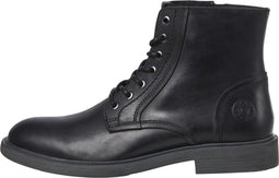 JACK&JONES JFWKARL LEATHER BOOT LN - Heren Bootschoenen - Rubber - Donkergrijs - Maat 42