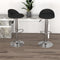 vidaXL - Barstoelen - 2 - st - kunstleer - zwart