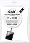 Club3D CAC-2504 - USB 3.1-C naar HDMI 2.0 - UHD 4K 60 Hz HDR - Zwart