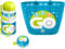 BLAUWE COMBO - Accessoiresset Fiets - Fietsmand 4L Bidon 350ml Fietsbel - Blauw