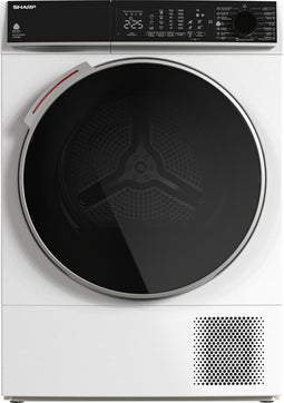 Sharp Kdnl0s9w21be - Warmtepompdroger - 10 kg - Inverter Motor - Energieklasse E - Wit