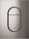 GROHE Arena Cosmopolitan S - Bedieningspaneel Toilet - Dual Flush - Hard graphite (glanzend antraciet) - Slank formaat