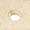 vidaXL - Gootsteen - 40x12 - cm - marmer - crème