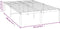 vidaXL-Bedframe-metaal-wit-135x190-cm