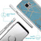 iMoshion Hoesje Geschikt voor Samsung Galaxy S9 Hoesje Siliconen - iMoshion Design hoesje - Blauw / Meerkleurig / Goud / Blue Graphic