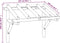 vidaXL - Deurluifel - 150x100x100 - cm - massief - grenenhout