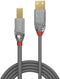 Lindy 36645 - Kabel Micro USB - 7,5 m - Grijs
