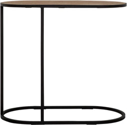 DTP Home Laptop table Terra NATURAL,60x65x35 cm, oval, recycled teakwood