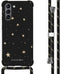 iMoshion Hoesje Geschikt voor Samsung Galaxy S21 Hoesje Met Koord - iMoshion Design Hoesje met Koord - Goud / Zwart / Stars Gold