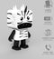 Mobility on Board - Dancing Animal Luidspreker - Bluetooth 4.1 - Zebra
