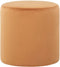 LOVETT - Poef - Oranje - 47 cm - Fluweel