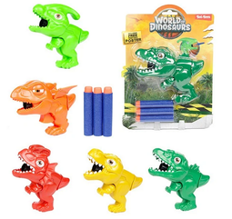 Mini dino pistool met 3 pijlen 39944Z(Let op! Per Stuk!)