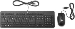 HP Slim USB Keyboard & Mouse - Draadloos - Qwerty UK - Zwart