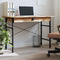 vidaXL - Computerbureau - met - lade - 110x50x75 - cm - eikenkleurig