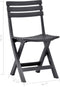 vidaXL - Tuinstoelen - inklapbaar - 2 - st - kunststof - antraciet