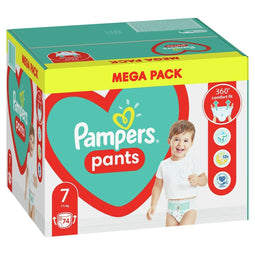 Wegwerpluiers Pampers Pants (74 Stuks)