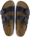 Birkenstock Arizona BF Regular - Heren Slippers - Verstelbare bandjes - Blauw - Maat 43