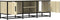 vidaXL - Tv-meubel - 120x35x41 - cm - bewerkt - hout - metaal - sonoma - eikenkleurig