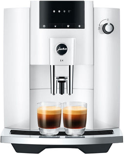 Jura E4 (EA) - Volautomatische espressomachine - Professionele Aroma-molen - Piano White