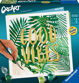 Ravensburger CreArt Good Vibes - Schilderen op nummer voor volwassenen - Hobbypakket