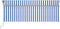 vidaXL - Luifel - automatisch - rolgordijn - LED - windsensor - 4x3 - m - blauw - en - wit