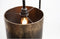 BePureHome Blackout Vloerlamp - Metaal - Zwart - 160x30x43
