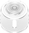 PopSockets PopGrip - Telefoonbutton en Standaard compatibel met een magnetische ring voor iPhone 12 en hoger - Doorzichtig