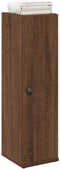 vidaXL - Badkamerkast - met - rolhouder - 20,5x22x72 - cm - bruin - eikenkleur
