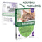 VOORDEEL 80 - 4 antiparasitaire pipetten - Voor katten en konijnen vanaf 4 kg