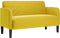 vidaXL - Loveseat - bank - 109 - cm - fluweel - geel