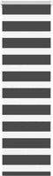 vidaXL - Zebra - rolgordijn - 50x100 - cm - stofbreedte - 45,9cm - zwart