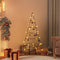 vidaXL - Kerstdecoratie - kerstboom - 125 - cm - metaal - zwart