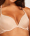 Hunkemöller Angie - Push-up BH - Voorgevormd met kant - Beige - Maat C85