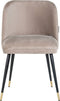 Stoel Khaki Velvet - 63x52x83,5cm - Stoel Alicia