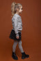 Le Chic - Meisjes Rok - Luipaarddetails - Zwart - Maat 104