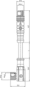 Lutronic 1133 Sensor/actuator aansluitkabel M8 Aantal polen: 3 5.00 m 1 stuk(s)