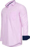 Cappuccino Italia Stretch HeMD Milano - Heren Overhemd - Comfortabele pasvorm - Lichtroze - Maat XXL