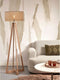 GOOD&MOJO Vloerlamp Java - Bamboe - 50x50x145cm - - Staande lampen voor Woonkamer - Slaapkamer