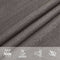 vidaXL - Zonnezeil - 160 - g/m² - 7x7 - m - HDPE - antracietkleurig