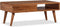 vidaXL - Salontafel - met - bewerkte - lade - 100x50x40 - cm - massief - hout