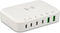 4smarts 7in1 GaN Oplaadstation 100W Snellader met QI Opladen Wit
