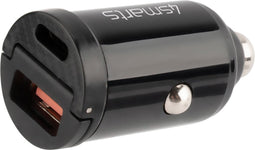 4SMarts Car Charger VoltRoad Pico Dual 20W PD/QC - Zwart