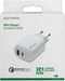 4smarts DoublePort 30W USB-A QC en USB-C Power Delivery Adapter Wit
