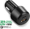 4smarts Fast Charge Auto Snellader 83W met PD en Quick Charge Zwart