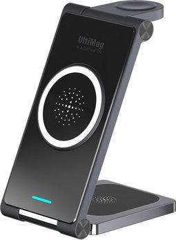 4smarts TrioFold Draadloze Geschikt voor MagSafe Oplader 22.5W iPhone/AirPods/Watch