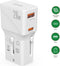 4smarts Universele Wereldstekker US/AUS/UK/EU Fast Charge 20W