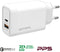 4smarts VoltPlug 45W USB-A QC en USB-C Power Delivery Adapter Wit